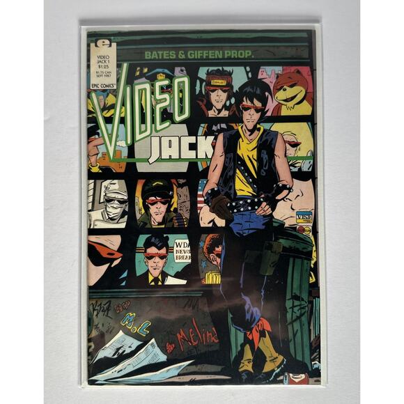 Video Jack Vol. 1 No. 1 ~September 1987 Epic/Marvel Comics 1st Printing - Picture 1 of 4